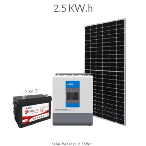 پکیج آفگرید 2.5 کیلو وات پشت بامی